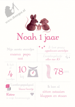 Mijlpalenposter
